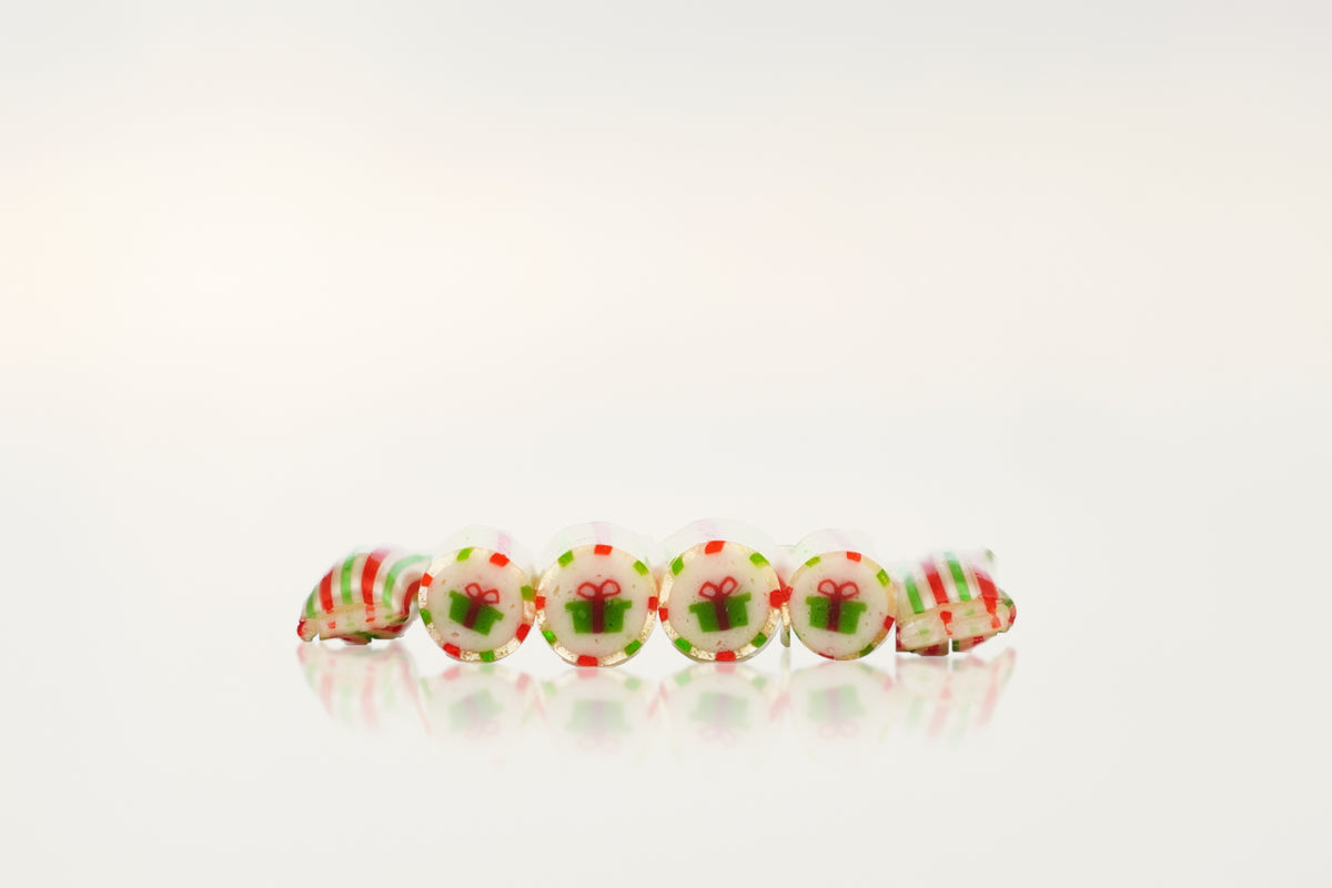 Gift box key lime handmade rock candies in a row – Candylabs
