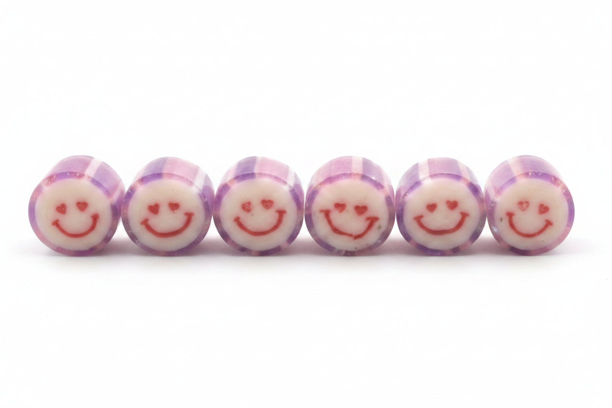 Smiley aux cœurs pour les yeux - Fruit de la passion